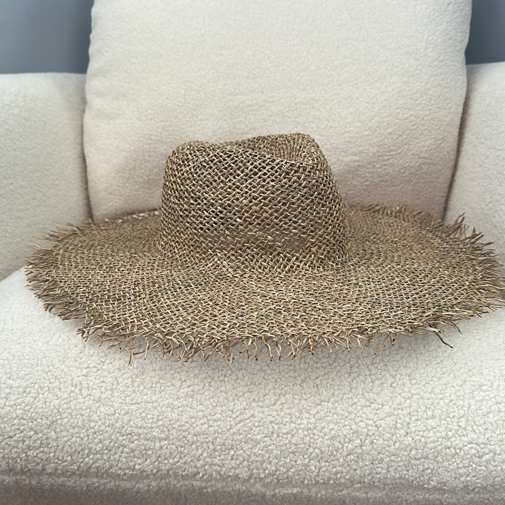 Lack of Color Straw Wide Brim Hat - Size‎ XXL (63cm)